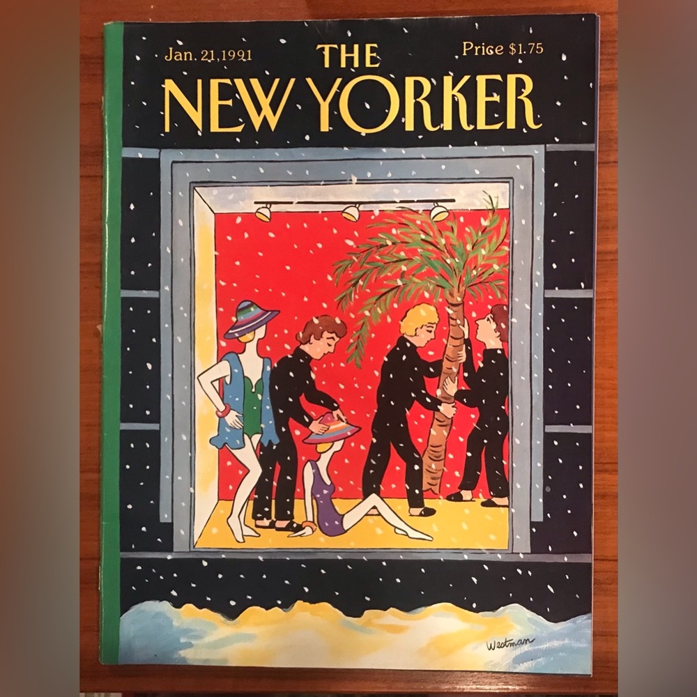 Vintage The New Yorker Magazine—January 21, 1991 Issue